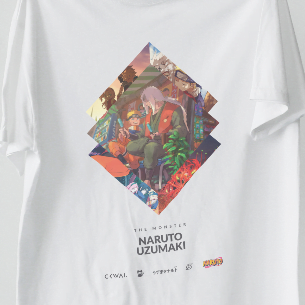 Naruto Jiraiya White T-shirt, Sweatshirt & Hoodie